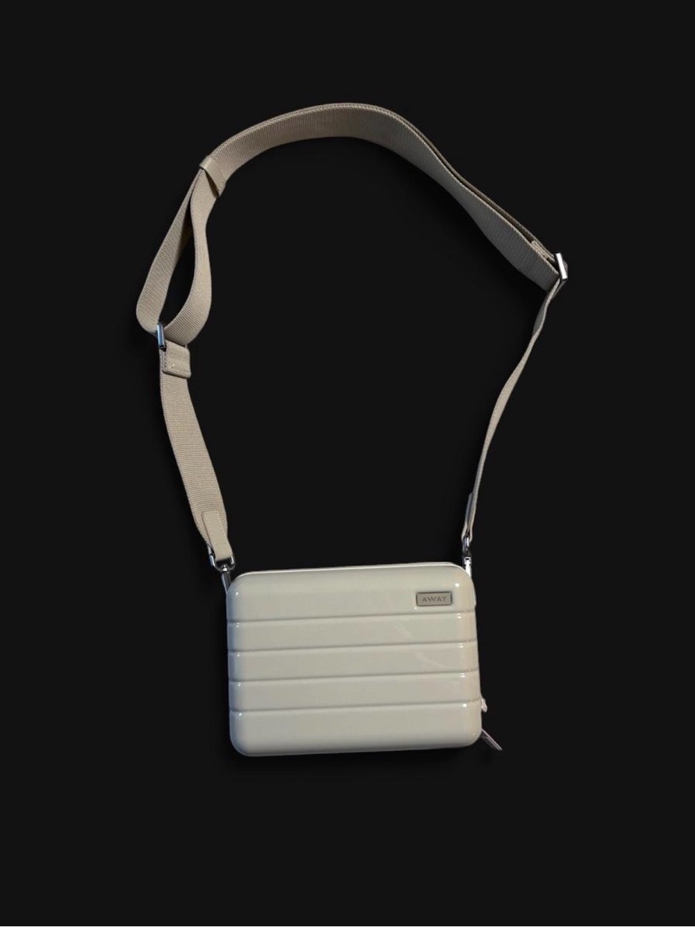 AWAY Mini Crossbody in Salt White